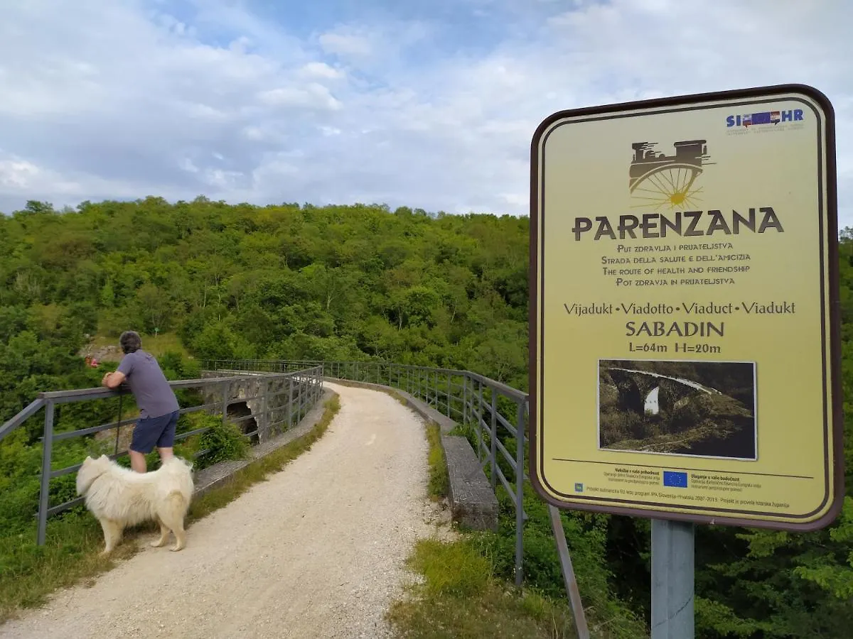 Apartment Parenzana, Little Row House With Big Green Yard In Central Istria Rakotule