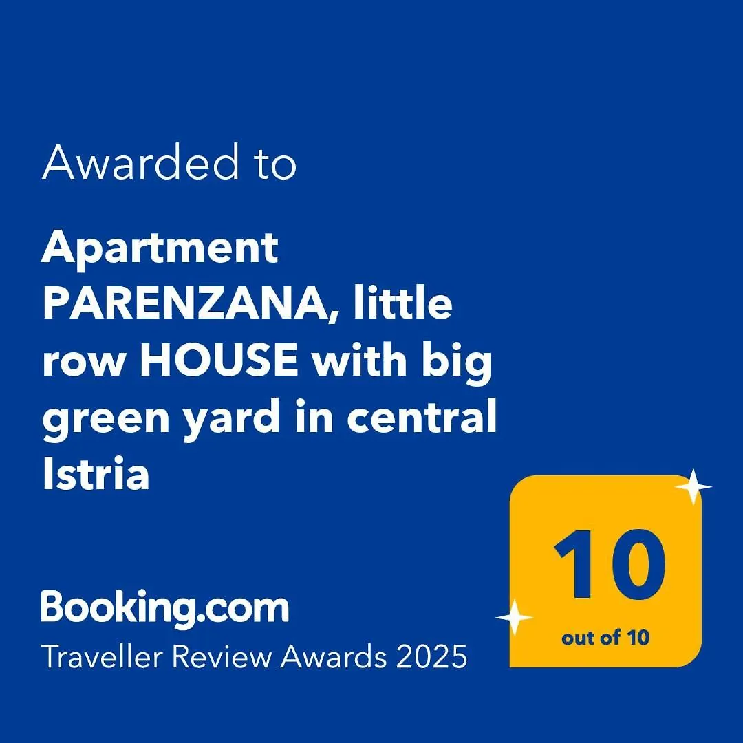 Apartment Parenzana, Little Row House With Big Green Yard In Central Istria Rakotule